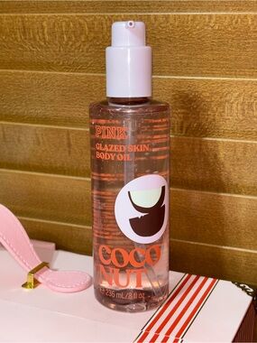 Victoria's Secret PINK Glazed Skin Body Oil in the Coconut scent